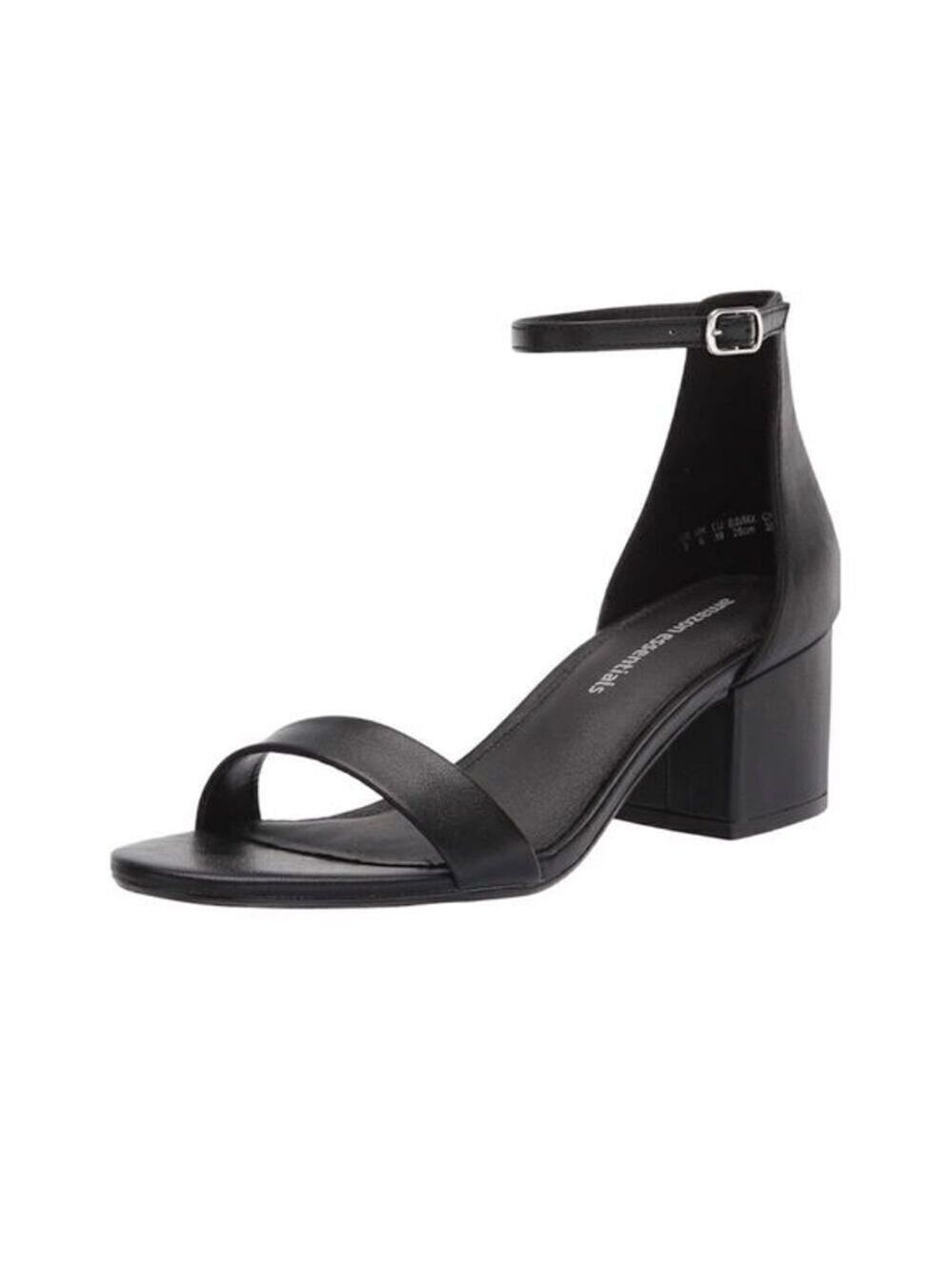 Amazon Essentials Womens Two Strap Heeled Sandal